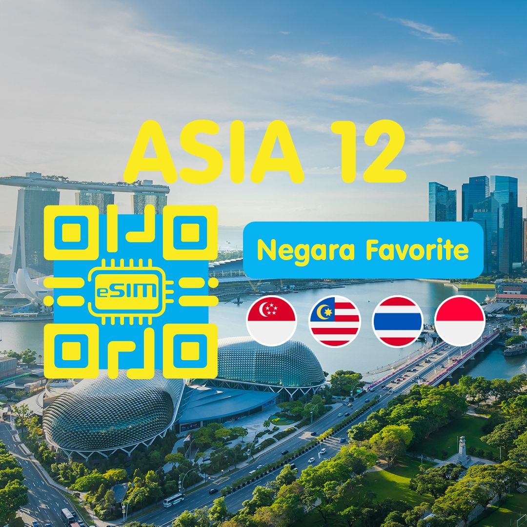 eSIM Asia 12 Countries
