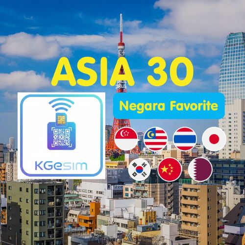eSIM Asia 30 Countries Quota